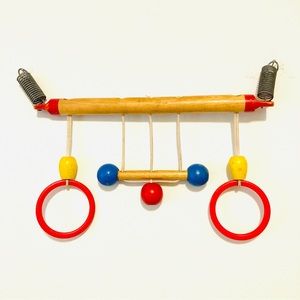 Vintage Wooden Crib Toy